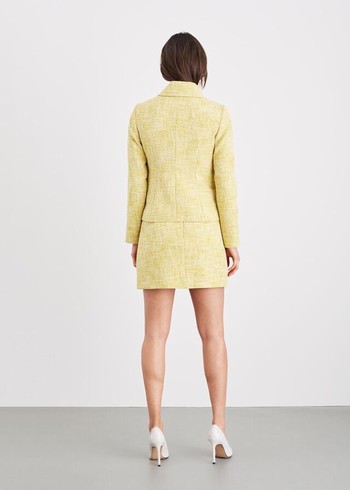 Phase Eight Demelza Tweed Jackets Yellow Canada | FKUZOA-485